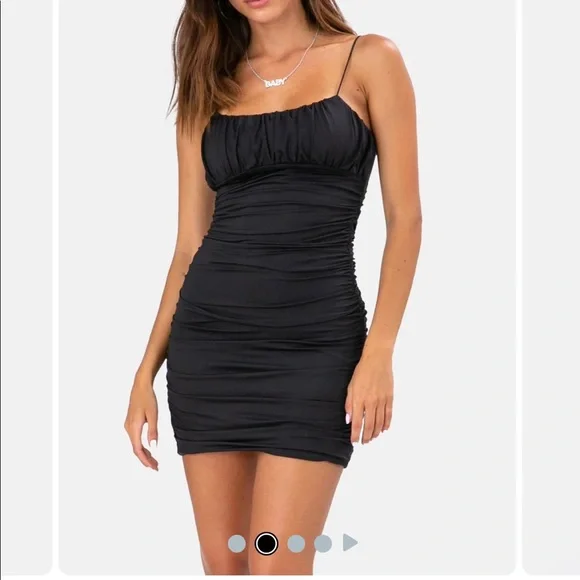 adika black dress Nadine Merabi Edie Black Dress 12